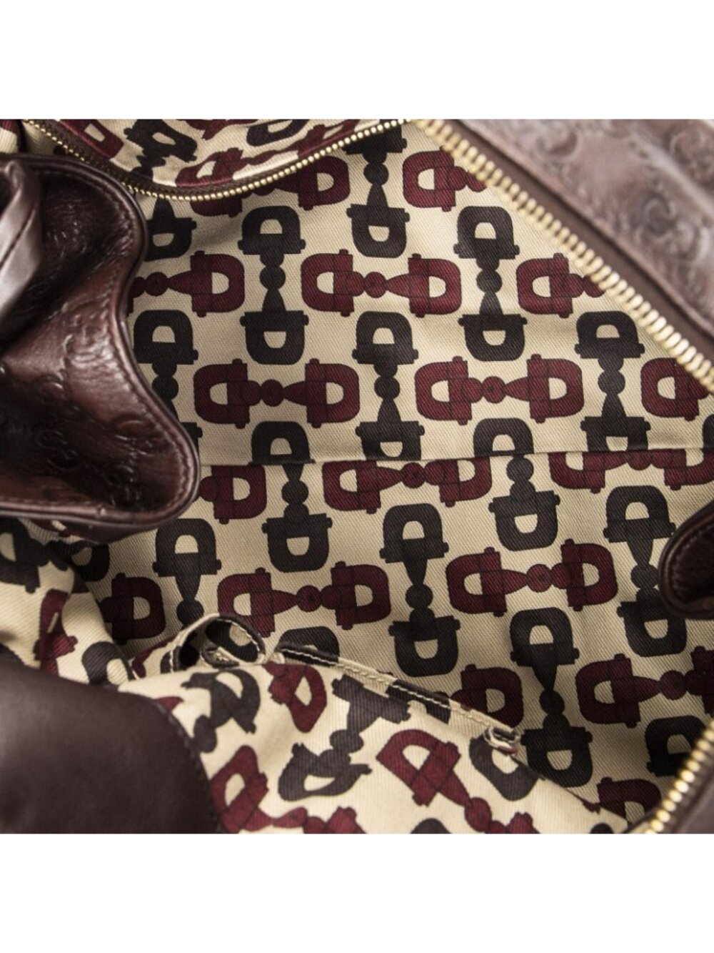 Gucci Hysteria Tortod Brown Guccissima Messenger Bag - Picture 9 of 10